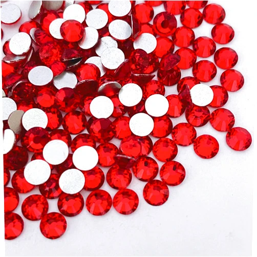 YanTuo ss16 Light Siam Flatback Rhinestones 2880 Pcs, 20 Gross 4mm red Glass Rhinestone for Crafts, Costumes,Weddings,Shoes,Tumbler