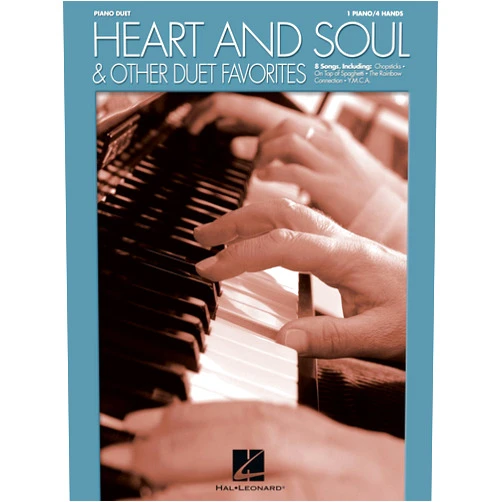 Hal Leonard Corp. Heart and Soul & Other Duet Favorites | One Piano Four Hands Songbook for Intermediate Players | 8 Popular Piano Duets for Two Pianists | Sheet Music Arrangements for Piano Duets One Piano Four Hands