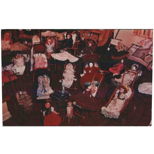 Generic Doll and Carriage Collection, Flo-Jean on the Delaware Port Jervis New York Original Postcard