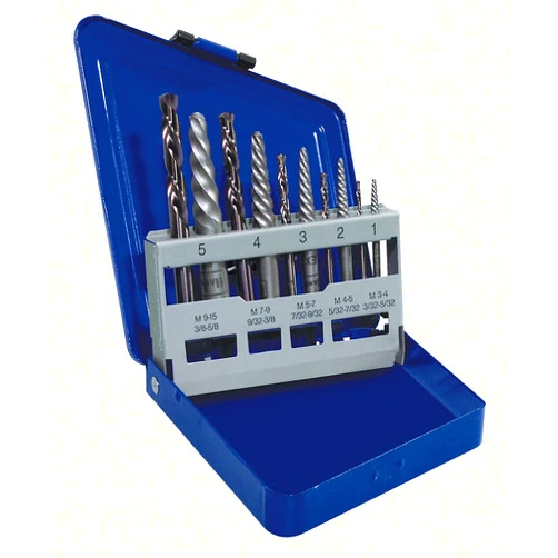 Irwin Tools IRWIN Screw Extractor/Drill Bit Set, 10-Piece (11119)