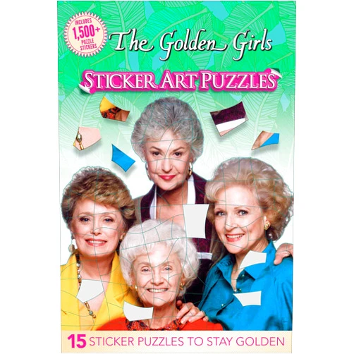 By Arie Kaplan (Author) Golden Girls Sticker Art Puzzles