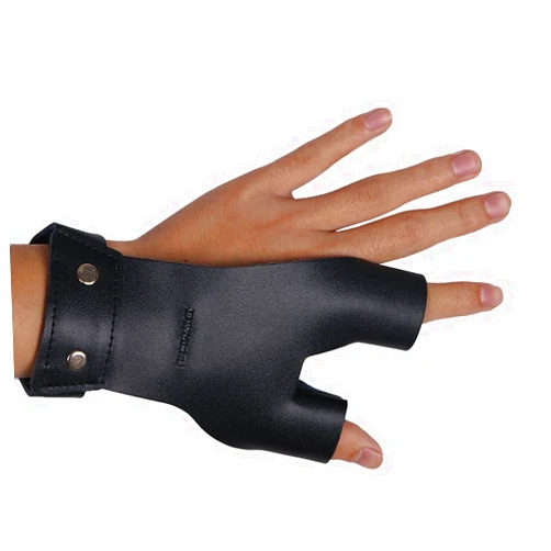 TOPARCHERY 2pk Archery Hand Guard Protector Shooting Glove Black for Left Hand