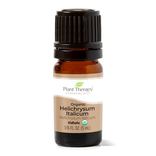 Plant Therapy Organic Helichrysum Italicum Essential Oil 100% Pure, USDA Certified Organic, Undiluted, Natural Aromatherapy, Therapeutic Grade 5 mL (1/6 oz)