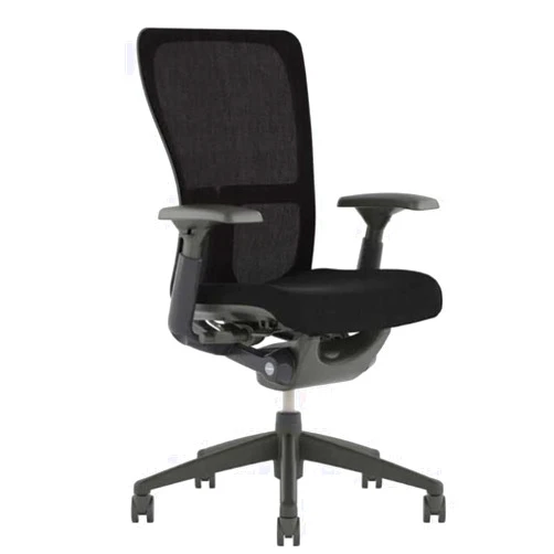OFFICE LOGIX SHOP Haworth Zody High Performance Office Chair with Ergonomic Adjustments and Flexible Mesh Black Back (Rеnеwеd