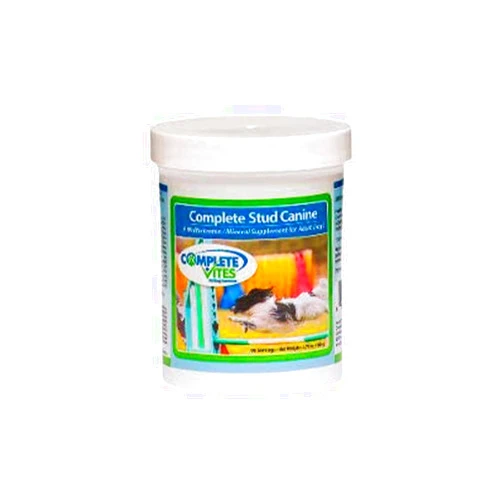 CompleteVites Complete Stud Canine – Vitamin & Mineral Supplement for Breeding Stud Dogs -(<20lbs)-48 nutrients-Improve Sperm/breeding Potential** Omega Fatty Acids, Amino Acids, Digestive Enzymes + More 105 Grams