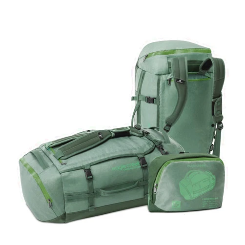 Eagle Creek Cargo Hauler Folding Duffle Bag for Travel - Durable and Water-Resistant, with Tuck-Away Backpack Straps, U-Lid & Quick-Access End Pockets