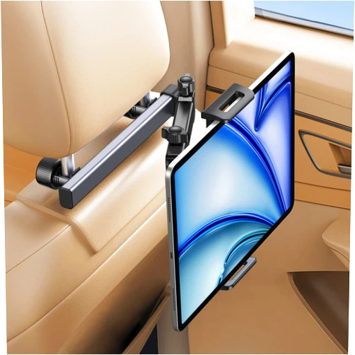UGREEN Car Headrest Tablet Holder Adjustable Extension Arm Backseat Mount Car Seat for Kids Travel Accessory Compatible with iPad Air Mini iPhone Galaxy Tab Switch 4.7-9.84 inches Devices