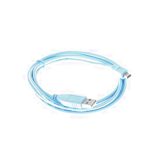 Directly Distributed USB 2.0 - Console Cable Compatible/Replacement for Cisco USB-A-Male to Mini-B Cord - 6 Feet (1.8 Meters)