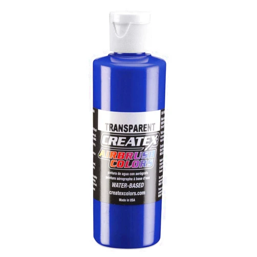 Createx Airbrush Paint, Transparent Ultramarine Blue, 4 oz (5107-04)