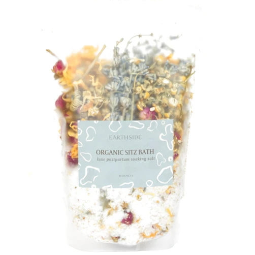 Earthside Birth Pools Earthside Organic, Herbal Sitz Bath Postpartum - Giftable Sitz Bath Soak for New Moms - Luxe Pregancy Gifts - Postpartum Sitz Bath Soak