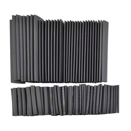 MCIGICM 127pcs Heat Shrink Tubing 2:1, Electrical Wire Cable Wrap Assortment Electric Insulation Heat Shrink Tube Kit (7 Sizes)