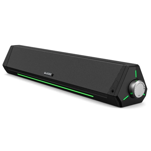 BLUEDEE Computer Speakers, Bluetooth Soundbar, HiFi Stereo, 3.5mm Aux-in Connection, USB Powered Speakers for Desktop Monitor, PC, Laptop, Tablets
