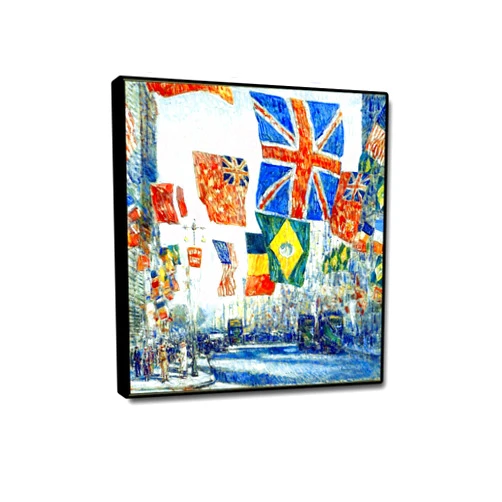 JZSDGB David Shterenberg Famous Paintings Reproduction on Canvas. MorningGiclee Canvas Prints.Black frame ready to hang Artwork Pictures On Canvas Wall Art For Home Decor 20x25cm(8x10in)