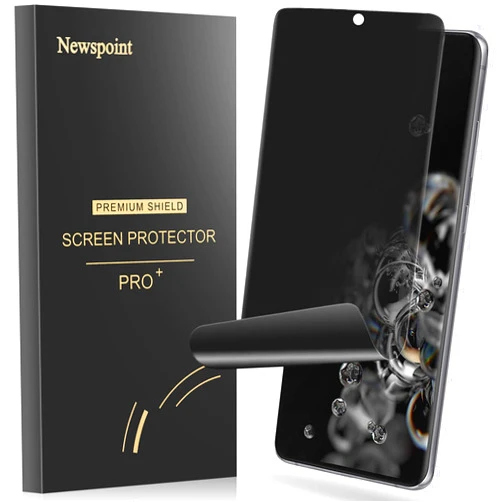 Newspoint Galaxy S20 Ultra Privacy Screen Protector, [Case Friendly] [Fingerprint Available] Soft Film for Samsung Galaxy S20 Ultra 5G (6.9