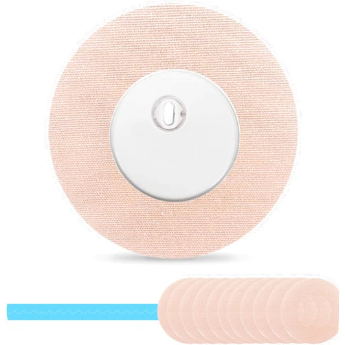 KJML DIY libre 3 sensor covers waterproof,36pcs freestyle libre 3 covers adhesive patches Accessories Stickers Tape CGM Protection Hypoallergenic Waterproof & Sweatproof for Adults Kids (36 Count,Skin)