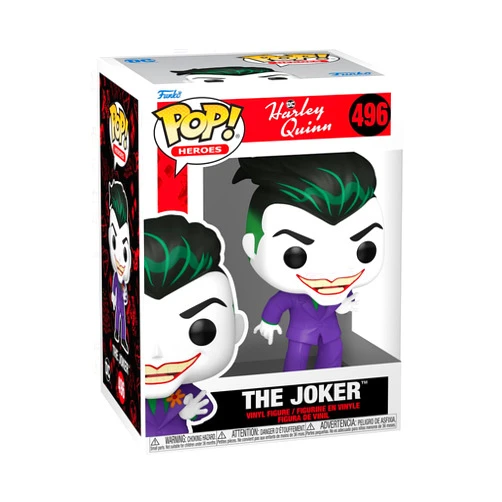 Funko POP! Heroes: Harley Quinn Animated Series - The Joker - Collectable Vinyl Figure - Gift Idea - Official Merchandise - for Kids & Adults - TV Fans - Model Figure for Collectors and Display