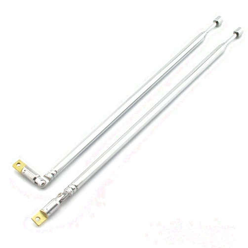 E-outstanding 1 Pair AM FM Radio Universal Antenna, 62.5cm 24.6