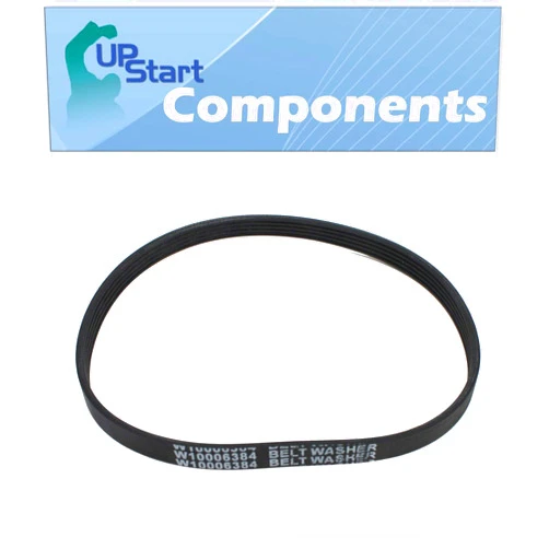 Upstart Battery W10006384 Washer Belt Replacement for Amana NTW4600YQ1 - Compatible with WPW10006384 Washing Machine Drive Belt
