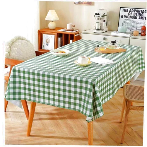 SZRWOPLO Rectangular Vinyl Tablecloth, Multiple Size Options, Foldable Tablecloth, Waterproof, Suitable for picnics, Camping, Indoor and Outdoor 47.2 * 47.2inch Dark Green