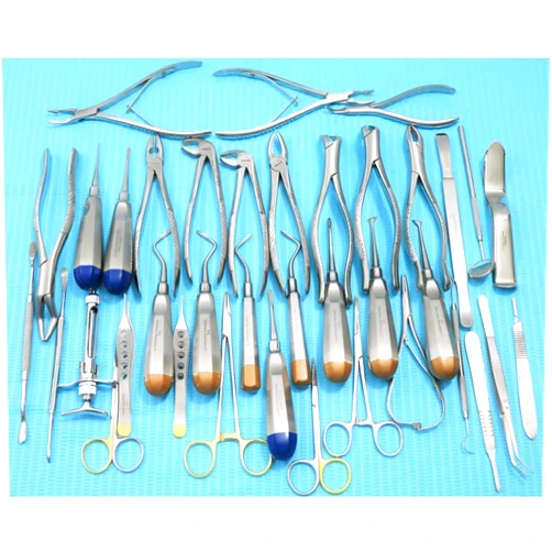 SYNAMED USA GERMAN SET of 78 PcS ORAL DENTAL EXTRACTION EXTRACTING ELEVATOR FORCEP 3 RONGEUR NEEDLE HOLDER INSTRUMENT