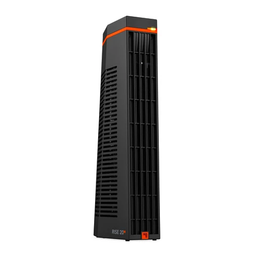 Sharper Image RISE 20H Tower Space Heater, Black