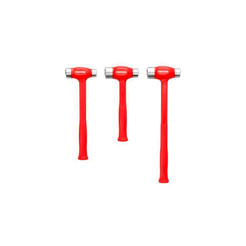 TEKTON Flat Steel Face Dead Blow Hammer Set, 3-Piece (36, 43, 50 oz.) | HDB94001 | Made in USA