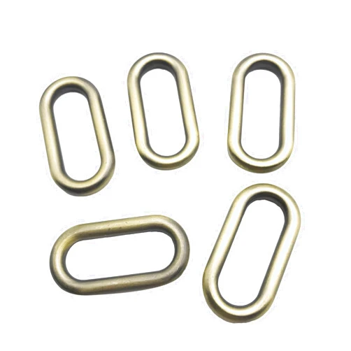 SORTUMOLA 1 1/4 Inch Oval Rectangle Welded Rings Buckle Metal Round Rectangular Loop for Bag Belt Strap Quality Finish