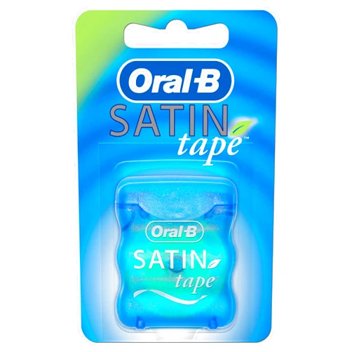 Oral-B Satin Tape Dental Floss, Mint Flavor, 1 Count (Pack of 2)