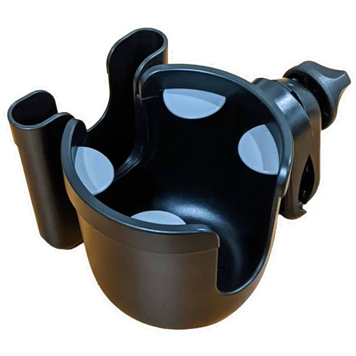 Sheer Living Wheelchair Cup Holder with Phone Holder, Clip On for Walker, Rollator, Mobility Scooter, Power Chair Cup, Clamp Attachment