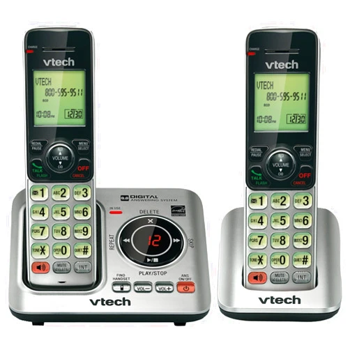 Vtech Vtcs6629-2 Dect 6.0 Expandable Speakerphone With Caller Id (2-Handset System)
