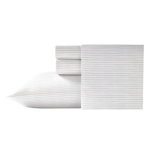 Tommy Bahama - Queen Sheets, Cotton Percale Bedding Set, Crisp & Cool, Stylish Home Decor (Paloma Beach Grey, Queen)