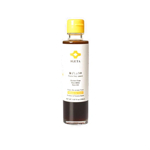 Igeta Shoyu Yuzu-Infused Tamari Soy Sauce - Gluten Free, 5 floz, No MSG, No artificial flavorings