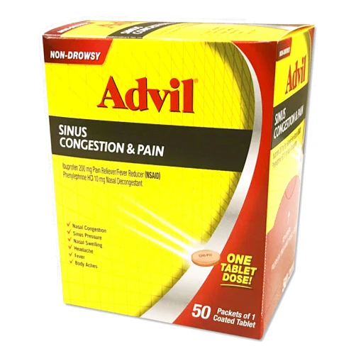 Advil Sinus Congestion & Pain Relief, 50/Box [ESS]