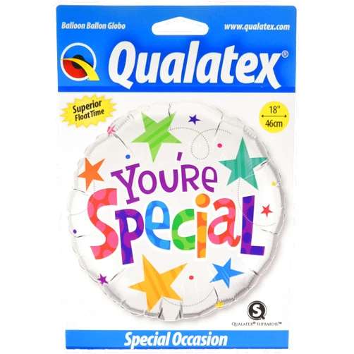 Qualatex Pioneer Balloon Company You're Special Stars Foil Party Balloon, 18