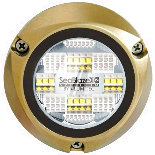 Lumitec SeaBlaze X2 Underwater Light, Bronze, Spectrum RGBW, One Size