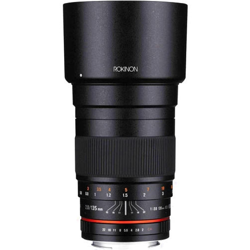 Rokinon 135mm F2.0 Telephoto Lens for Canon