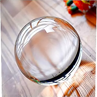 Dawson Juggling DSJUGGLING Clear Acrylic Contact Juggling Ball - Appx. 2.75