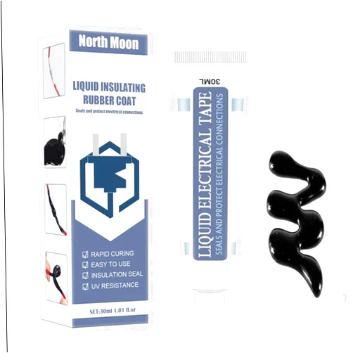 Generic 1-Pack Liquid Electrical Tape, 30ml Waterproof Insulating Tube for Electrical Wire and Cable Repair, Versatile Application, Easy to Apply Strong Adhesion Heat and Cold Resistant (1)
