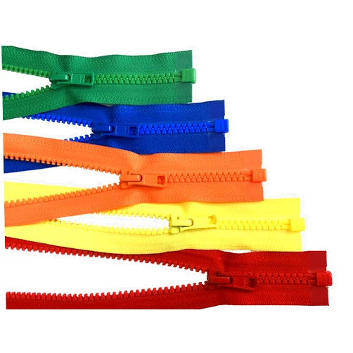 YKK Assorted Colors Ykk #5 Vislon Separating Jacket Zippers for Sewing Coat Jacket - Plastic Zippers Bulk 5 or 10 Colors Mixed (16 Inches 5pcs)