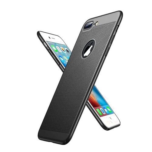 Heyqie Slim Fit iPhone 8 Plus Case, Ultra-Thin [Skin Touch Feel][Heat Dissipating] Silm Anti-Fingerprint Protective Breathable Cooling PC Back Cover Case Compatible with iPhone 8 Plus 5.5