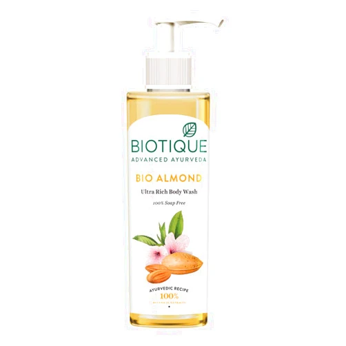Biotique Almond Oil Ultra Rich Body Wash, Botanical Extracts, 200 ml