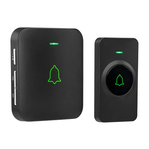 AVANTEK Wireless Door Bell, Mini CB-11 Waterproof Doorbell Chime Operating at 1000 Feet with 52 Melodies, 5 Volume Levels & LED Flash