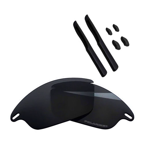 BLAZERBUCK Polarized Replacement Lenses & Sock Kit for Oakley Fast Jacket OO9097 Sunglass