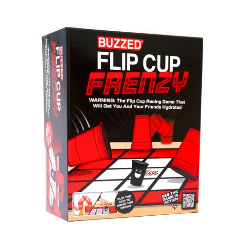 WHAT DO YOU MEME? Buzzed Flip Cup Frenzy - The Best Flippin' Drinking Game Ever - Drinking Games & Back to College Adult Party Games by Buzzed
