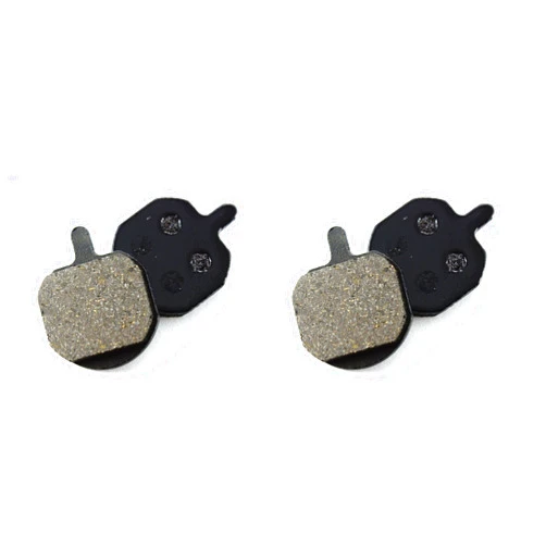 Juscycling Resin Organic Semi-Metal Brake Pads for Hayes Sole Cannondale GX-C GX2 MX2 MX3 MX4 MX5 CX GX MX, Smooth Braking,Low Noise, Long Life, Kevlar, Copper, 2 Pairs