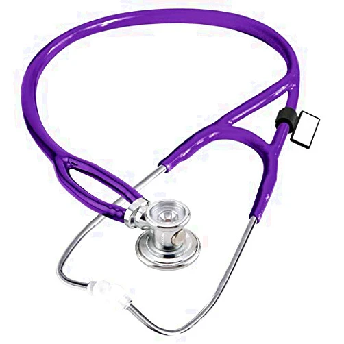 MDF Instruments MDF Sprague-X Redesigned Sprague Rappaport Stethoscope with Adult, Pediatric, and Infant Convertible chestpiece - Free-Parts-for-Life & Lifetime Warranty - Purple (MDF767X-08)