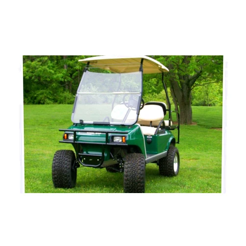 Jakes Powder Coated Steel Brush Guard JAKE'S Club Car DS Golf Cart Black Front Tubular Bumper 1981 & Up