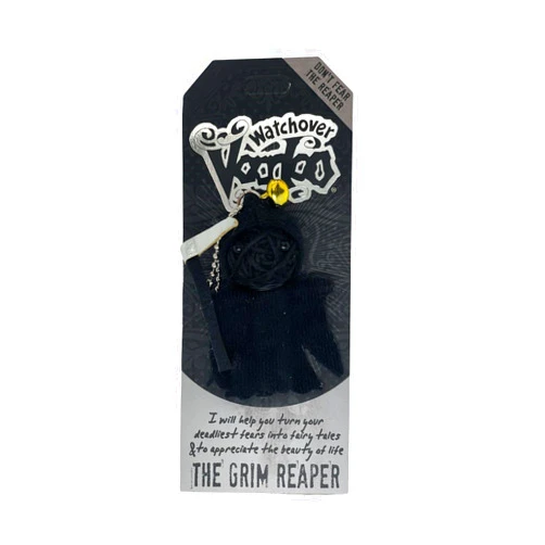 Watchover Voodoo 3-Inch The Grim Reaper Keychain - Handcrafted Gift to Bring Good Luck and Positivity Everywhere You Go