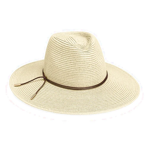 Wallaroo Hat Company Women’s Montecito Sun Hat – UPF 50+, Broad Brim, Elegant Style, Designed in Australia.