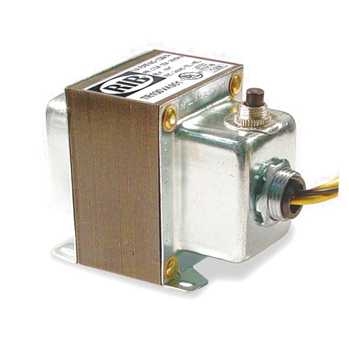 Functional Devices TR100VA001 Transformer, 100Va, 120 to 24 Vac, Circuit Breaker, Foot and Single Threaded Hub Mount